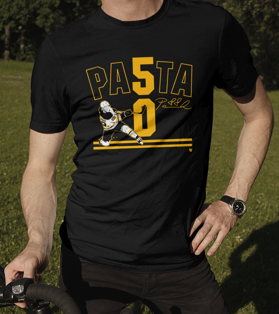 PASTA 50 Pastrnak Hockey Player 88 T-Shirt