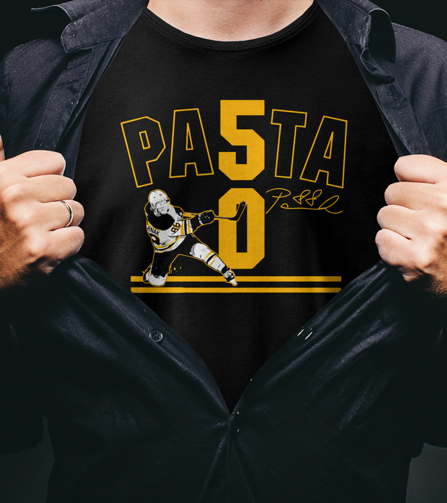 PASTA 50 Pastrnak Hockey Player 88 T-Shirt