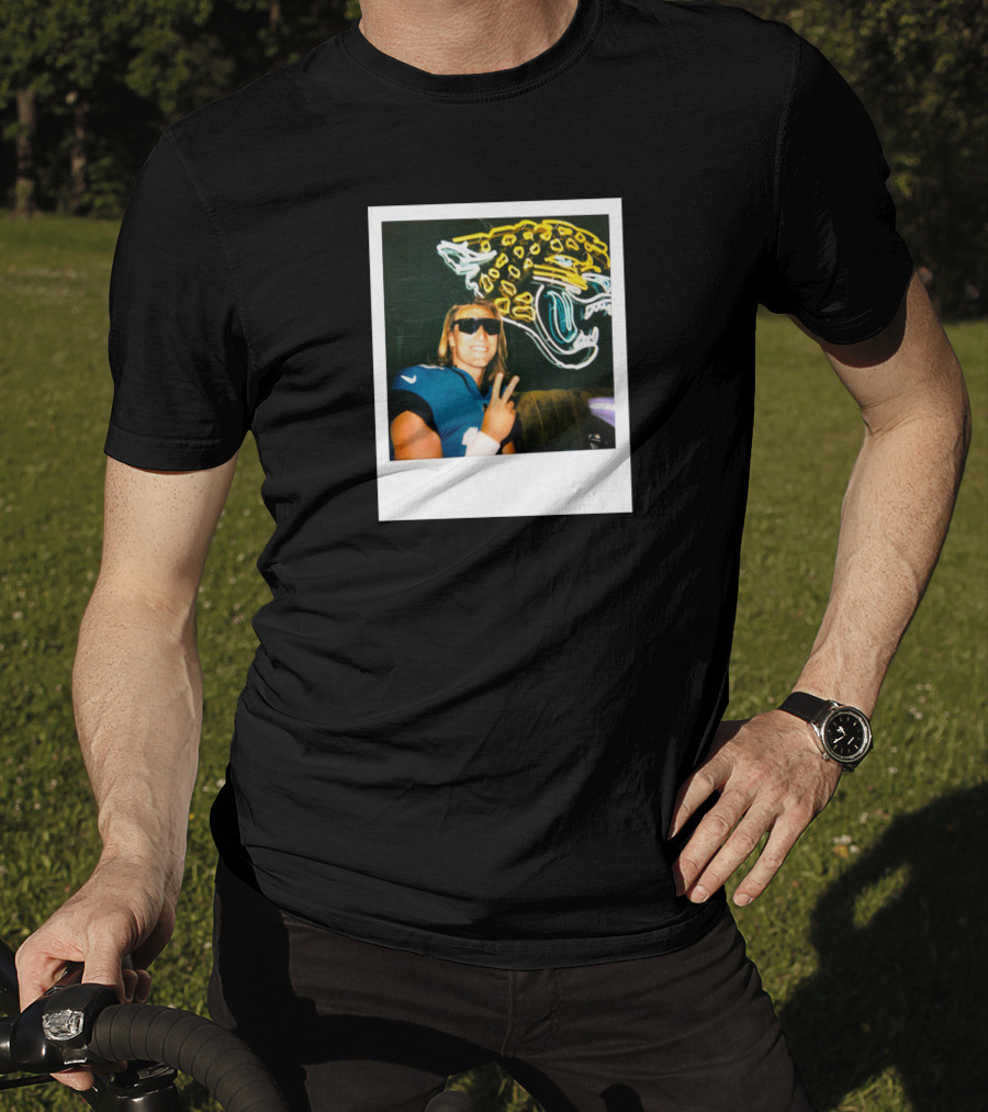 Trevor Lawrence Steezy Trev Jacksonville Jaguars Profile Picture T-Shirt
