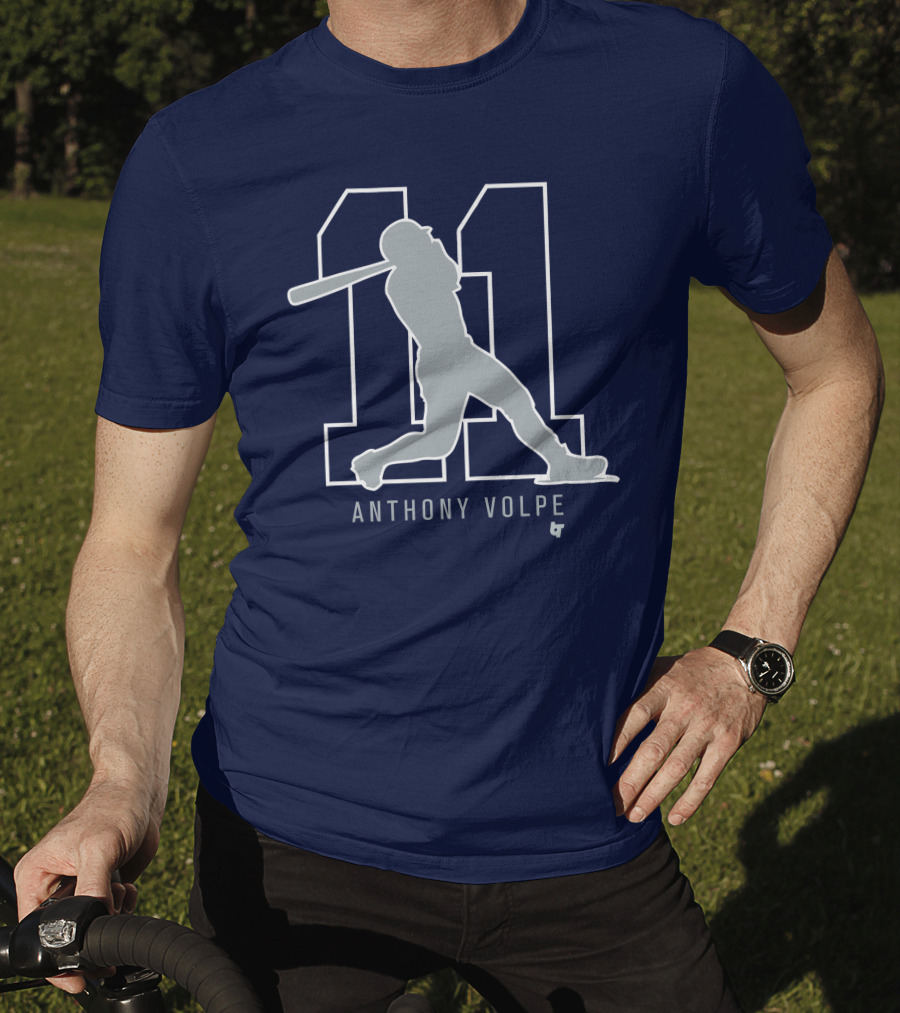 Anthony Volpe 11 New York Baseball T-Shirt