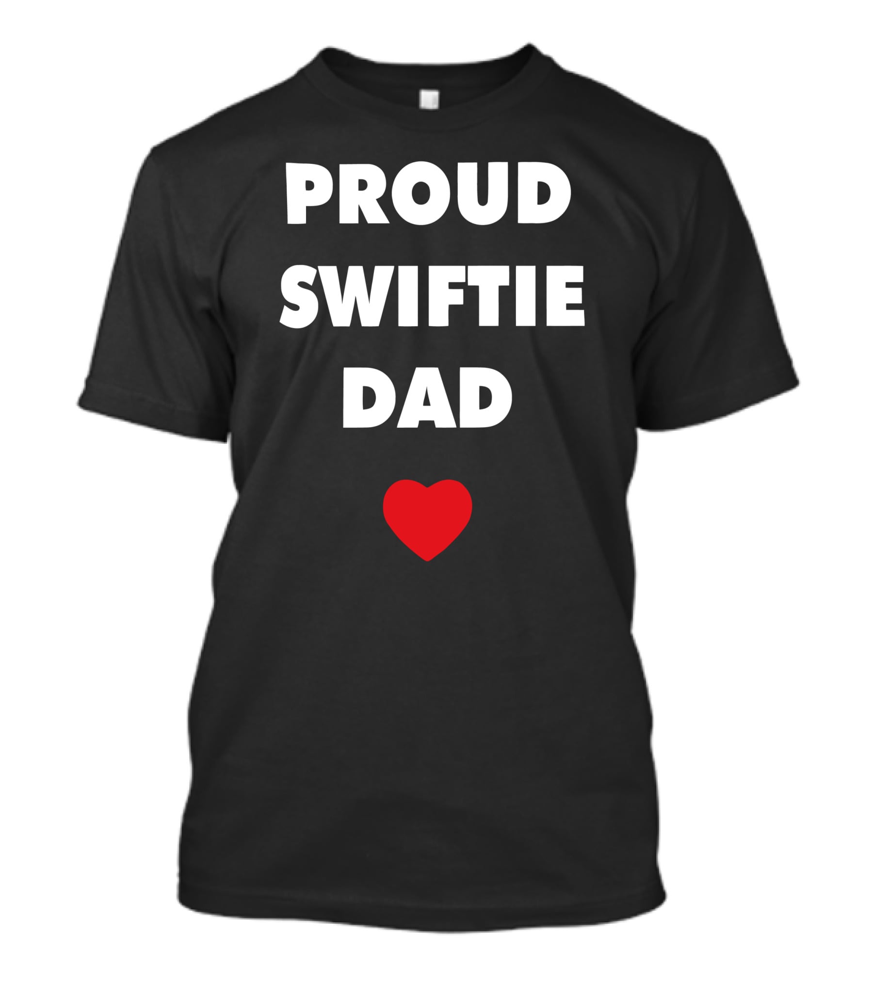 Proud Swiftie Dad Heart T-Shirt