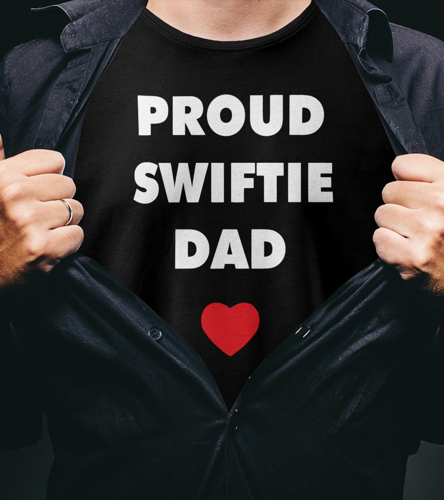 Proud Swiftie Dad Heart T-Shirt