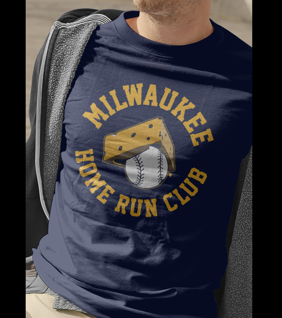 Milwaukee Home Run Club Cheese Baseball T-Shirt
