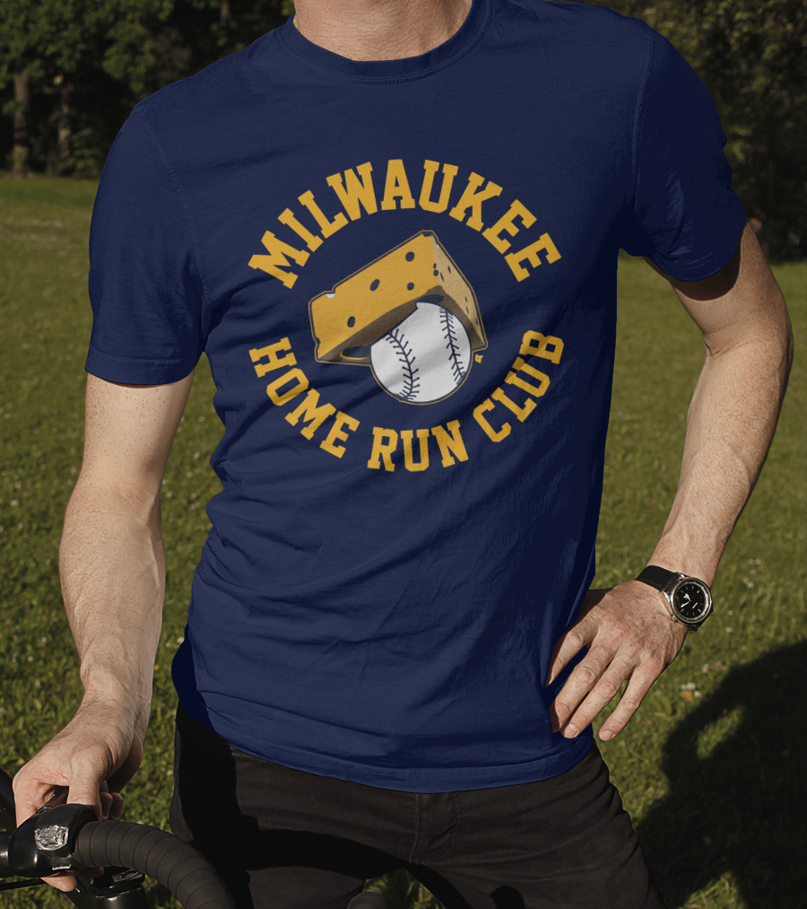 Milwaukee Home Run Club Cheese Baseball T-Shirt
