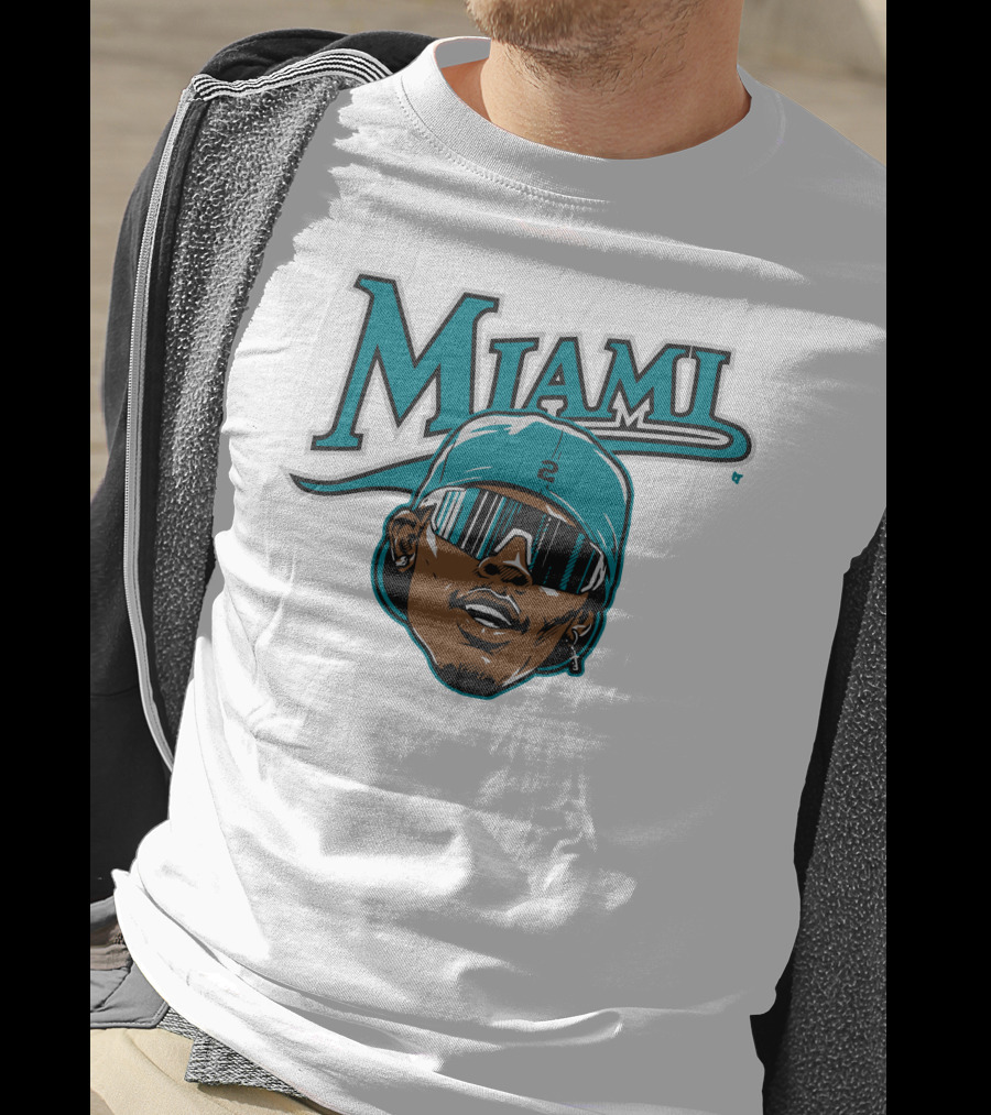 Jazz Chisholm Swag Head Miami Baseball Logo Look T-Shirt