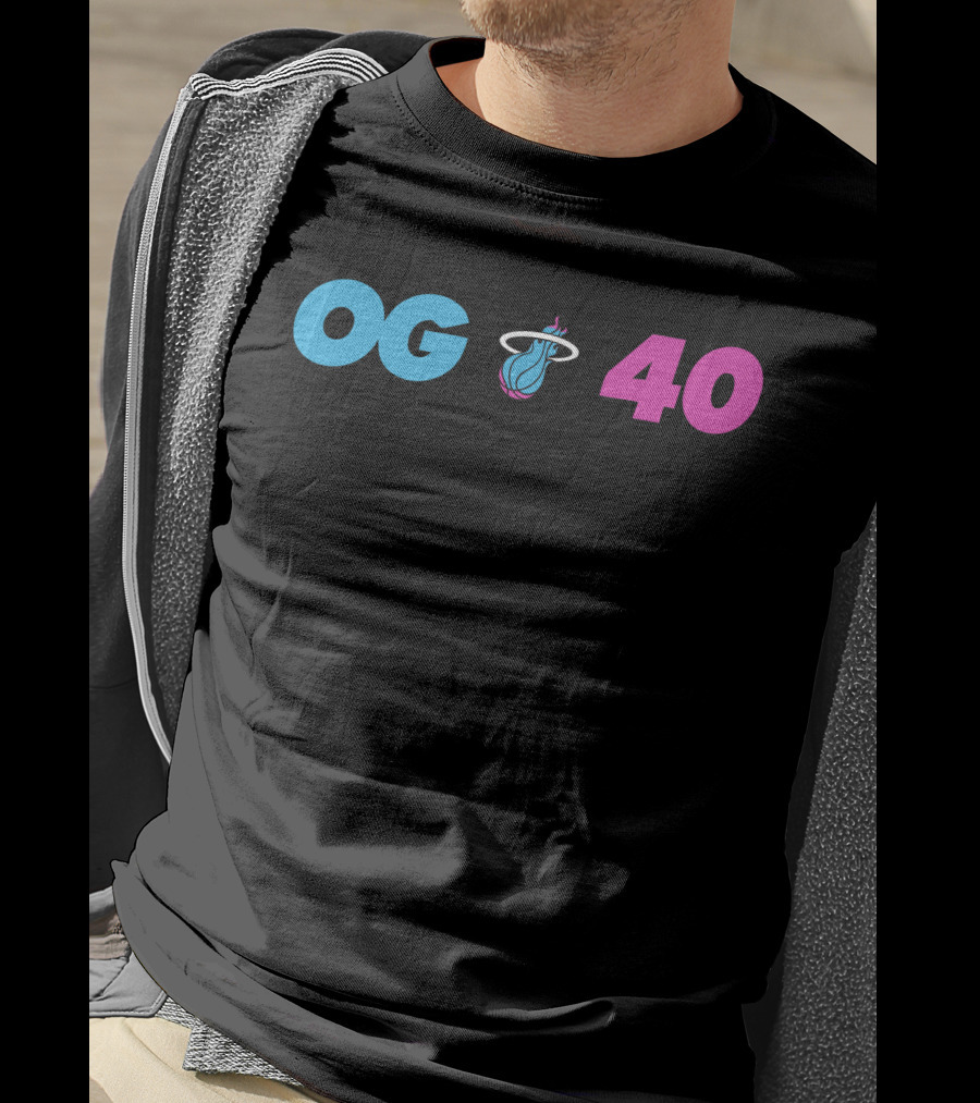 OG Miami Heat 40 T-Shirt