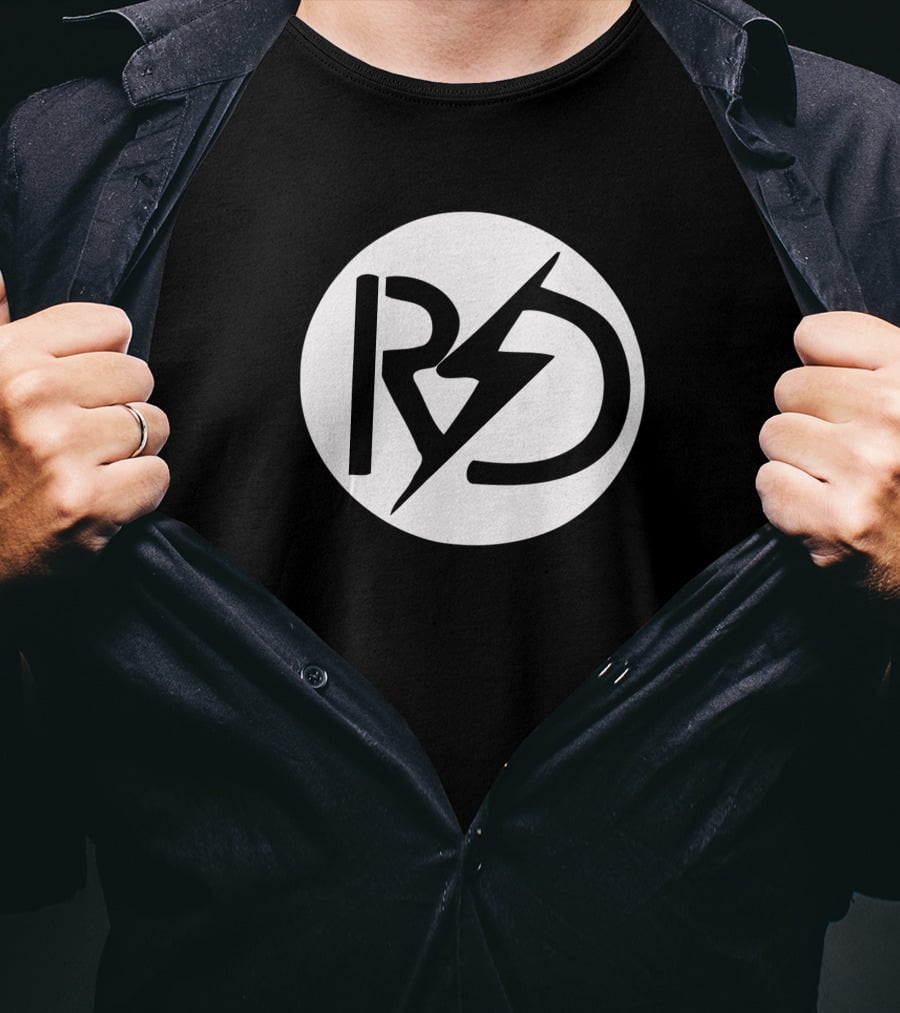 Rhys RD Logo With Circular Emblem T-Shirt