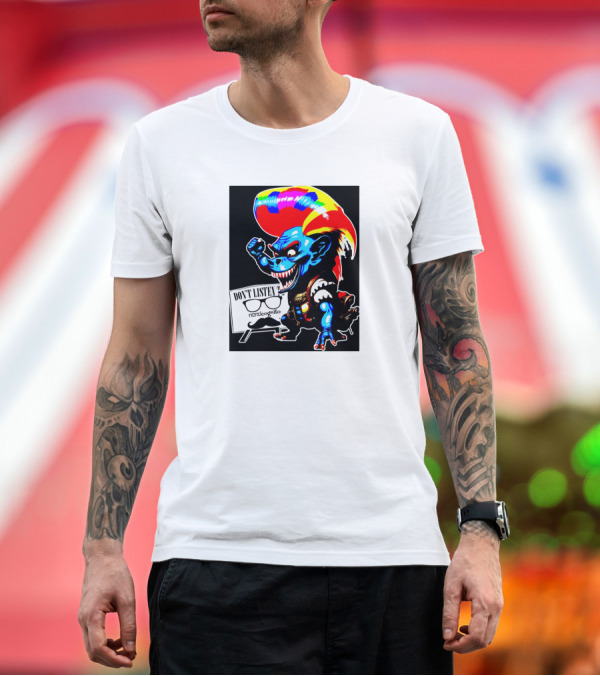 Premium T-Shirt: Don't Listen Sparkletroll Nerdcognito Glasses T-Shirt Don't Listen Sparkletroll Nerdcognito Glasses T-Shirt