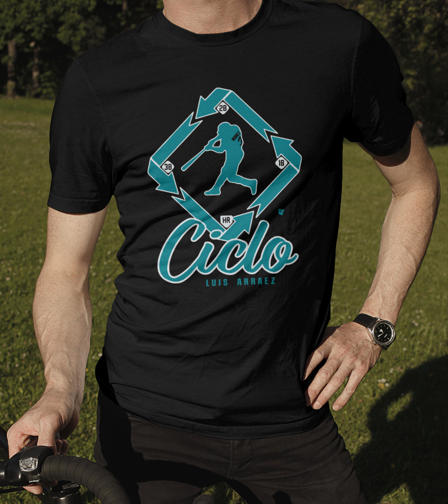 Ciclo Luis Arraez Baseball Diamond Pathway T-Shirt