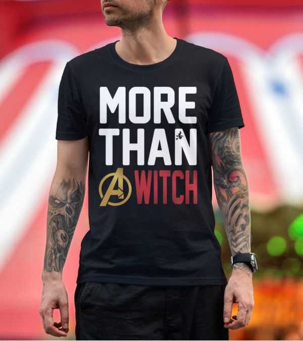 Premium T-Shirt: MORE THAN A WITCH AVENGERS HALLOWEEN T-Shirt MORE THAN A WITCH AVENGERS HALLOWEEN T-Shirt