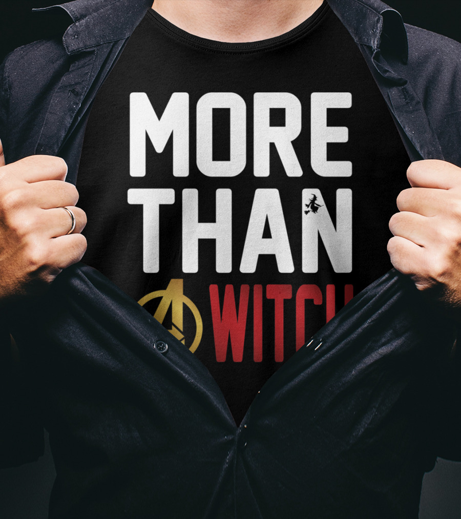 More Than A Witch Avengers Halloween T-Shirt
