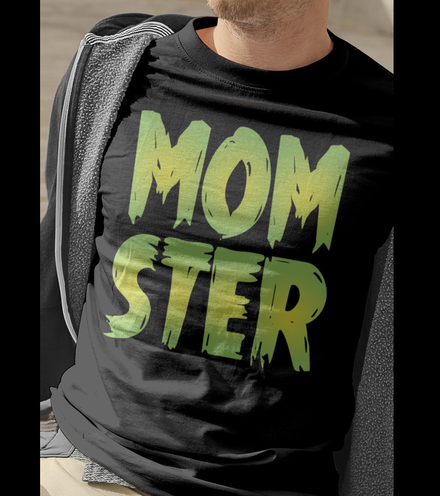 MOM-STER Green Halloween Relaxed Fit Costume T-Shirt