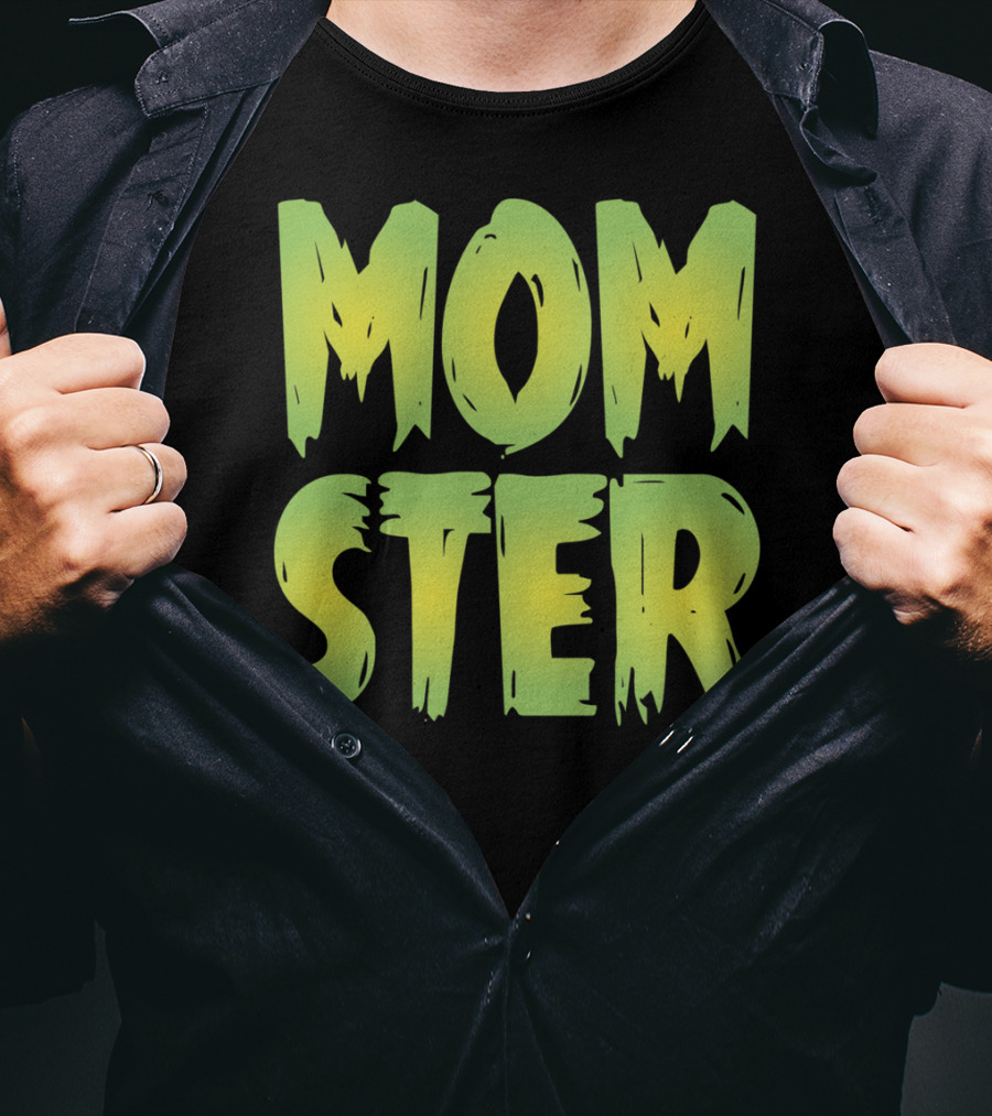 MOM-STER Green Halloween Relaxed Fit Costume T-Shirt