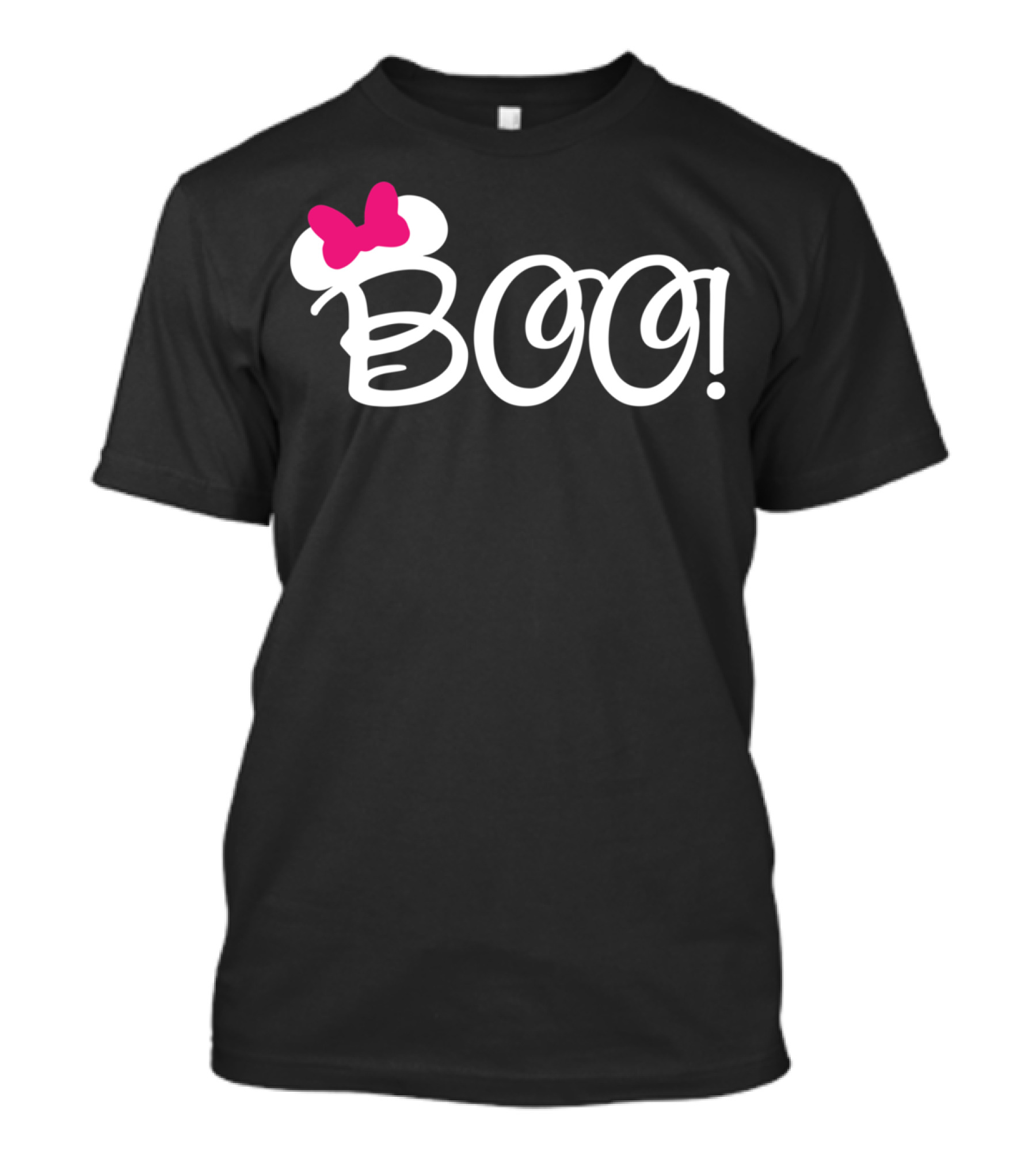Boo Pink Bow Halloween Relaxed Fit T-Shirt