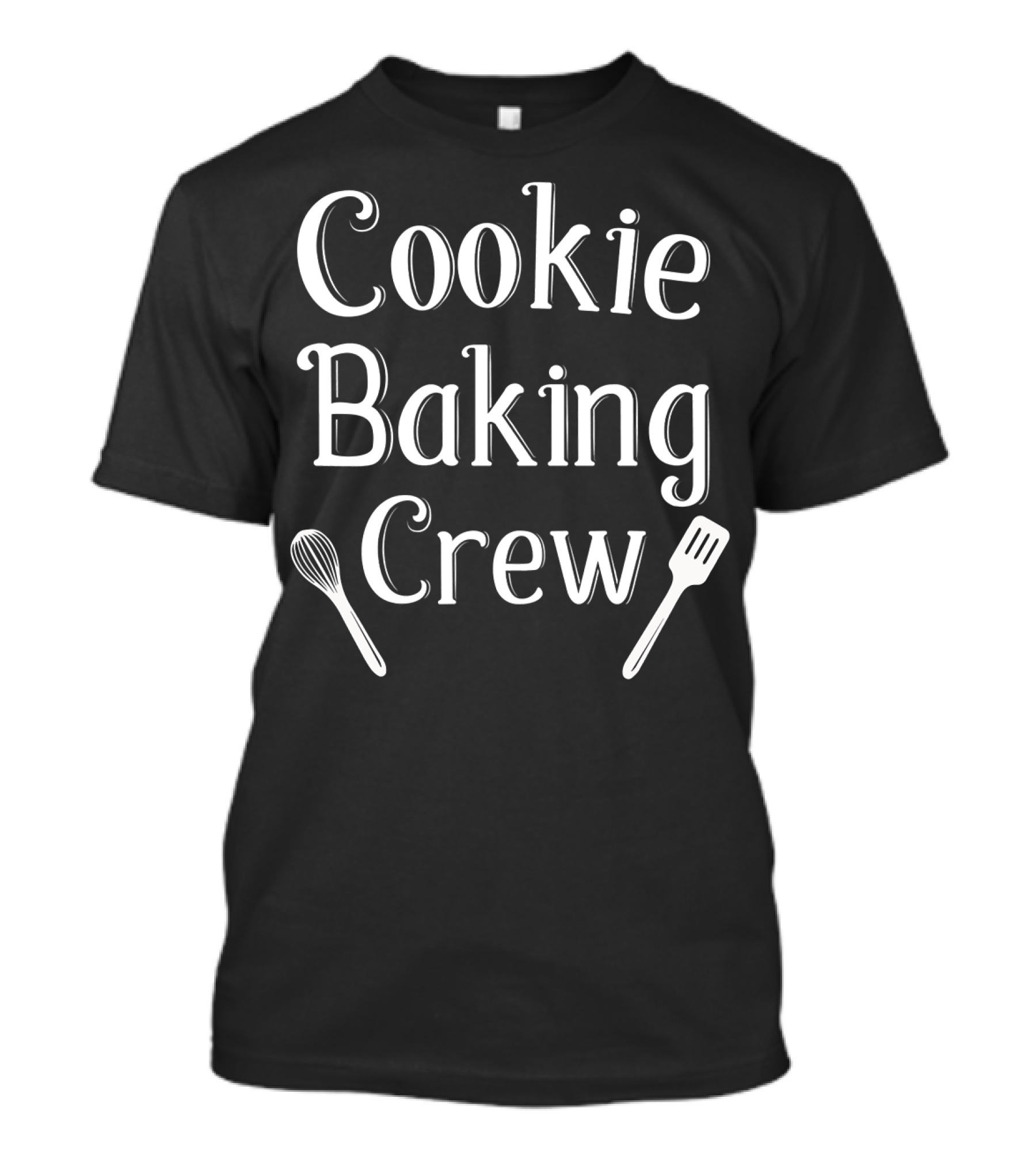 Cookie Baking Crew Whisk Spatula Fitted Scoop T-Shirt