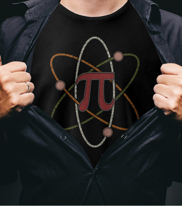 PI Day Atom 3.14 Math Teacher Geek Science Lovers T-Shirt