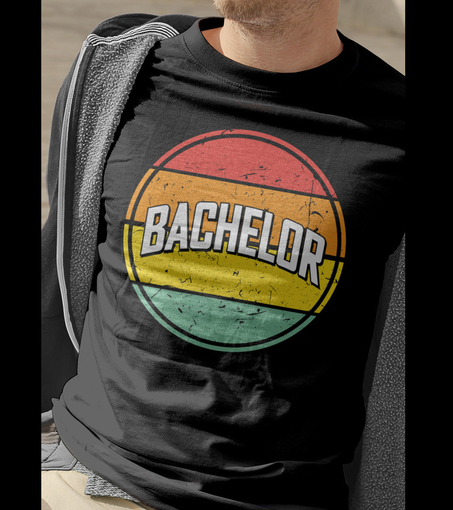 Bachelor Retro Sunset Circle T-Shirt