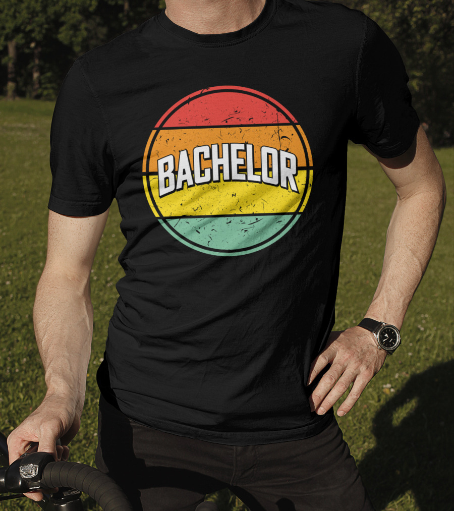 Bachelor Retro Sunset Circle T-Shirt