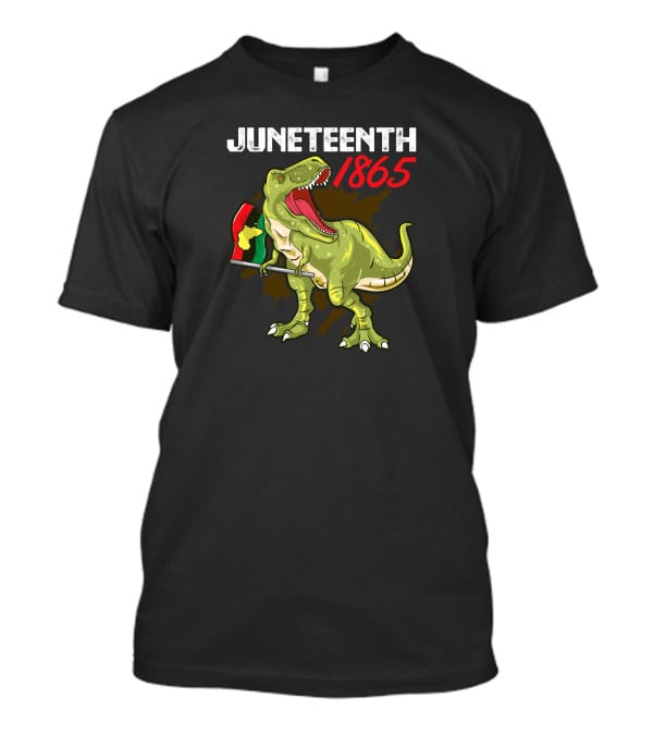 Juneteenth 1865 T-Rex African Freedom Day T-Shirt