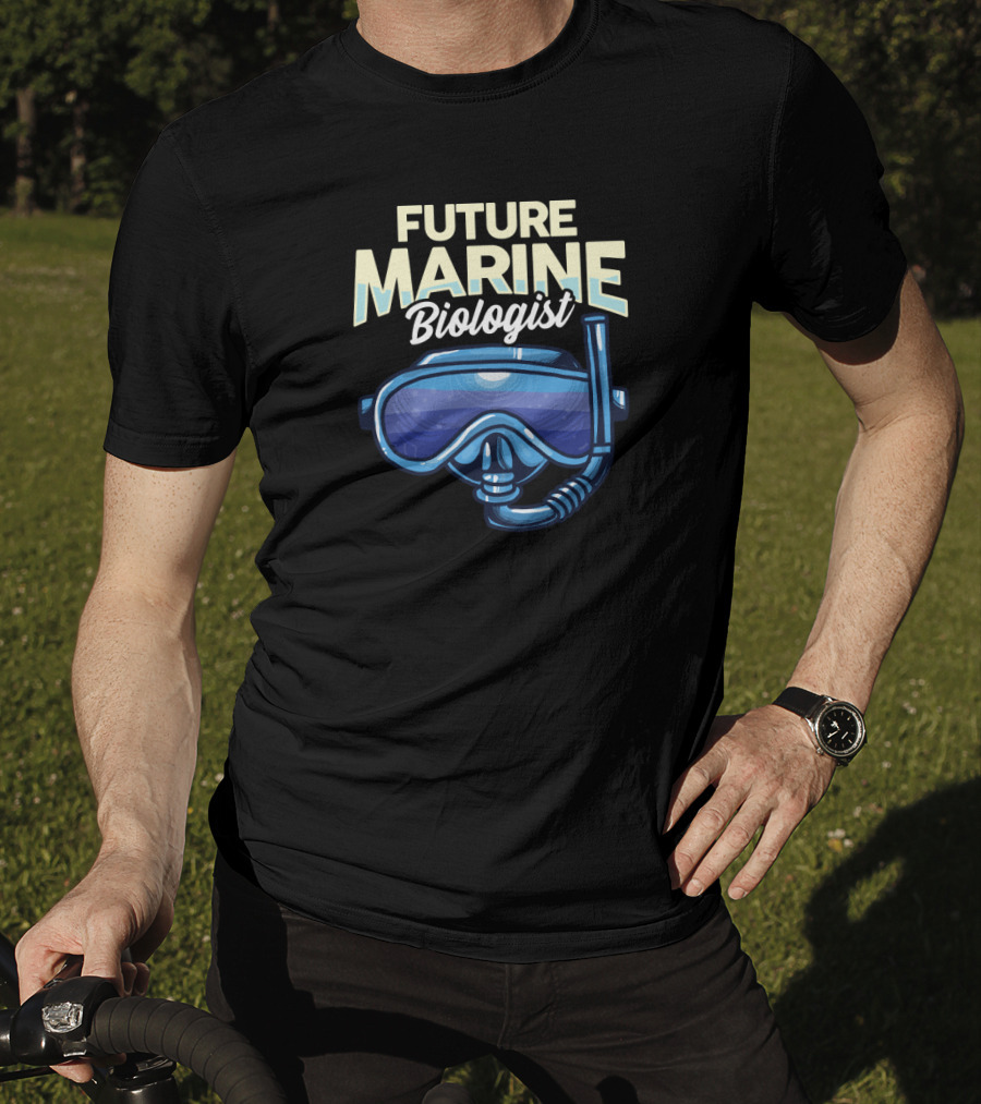 Future Marine Biologist Diver Snorkel Mask T-Shirt