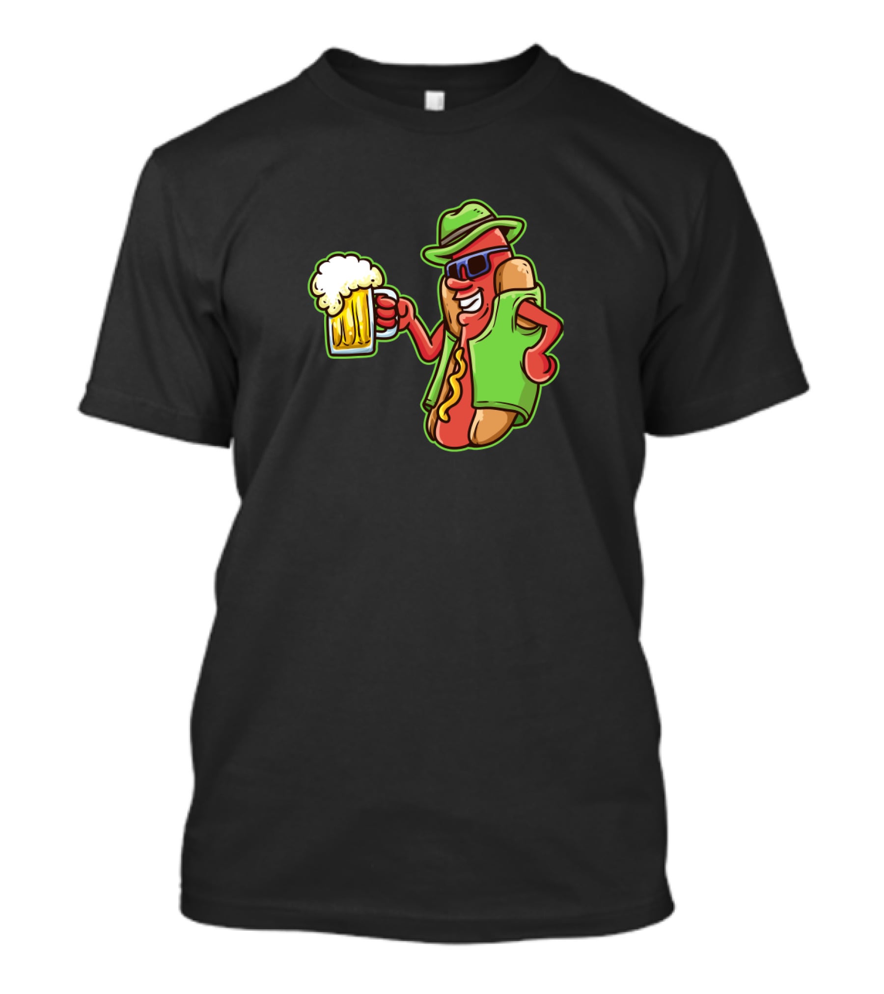 Oktoberfest Beer Hotdog Bratwurst German T-Shirt