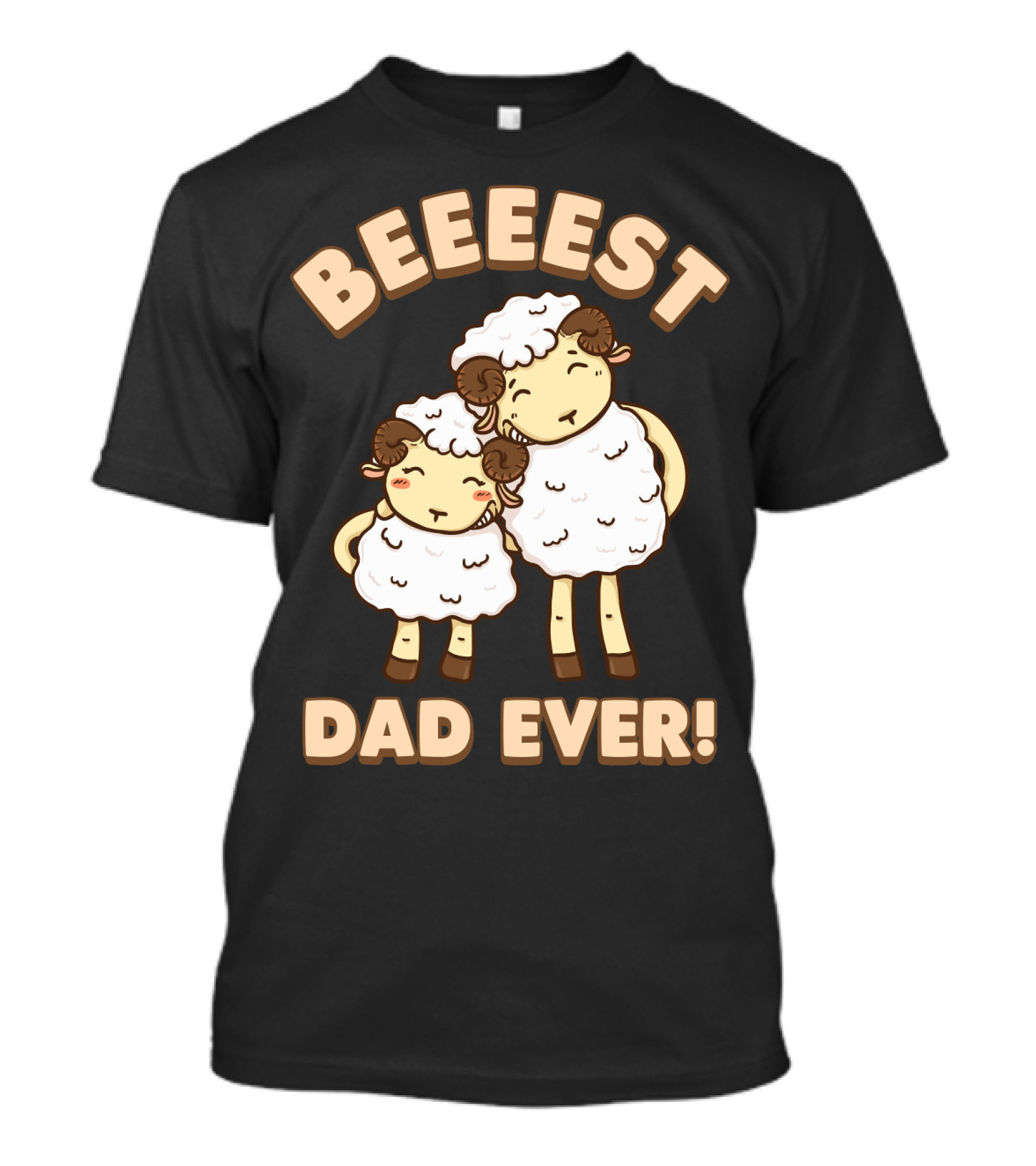 Beeeest Dad Ever Kawaii Sheep T-Shirt