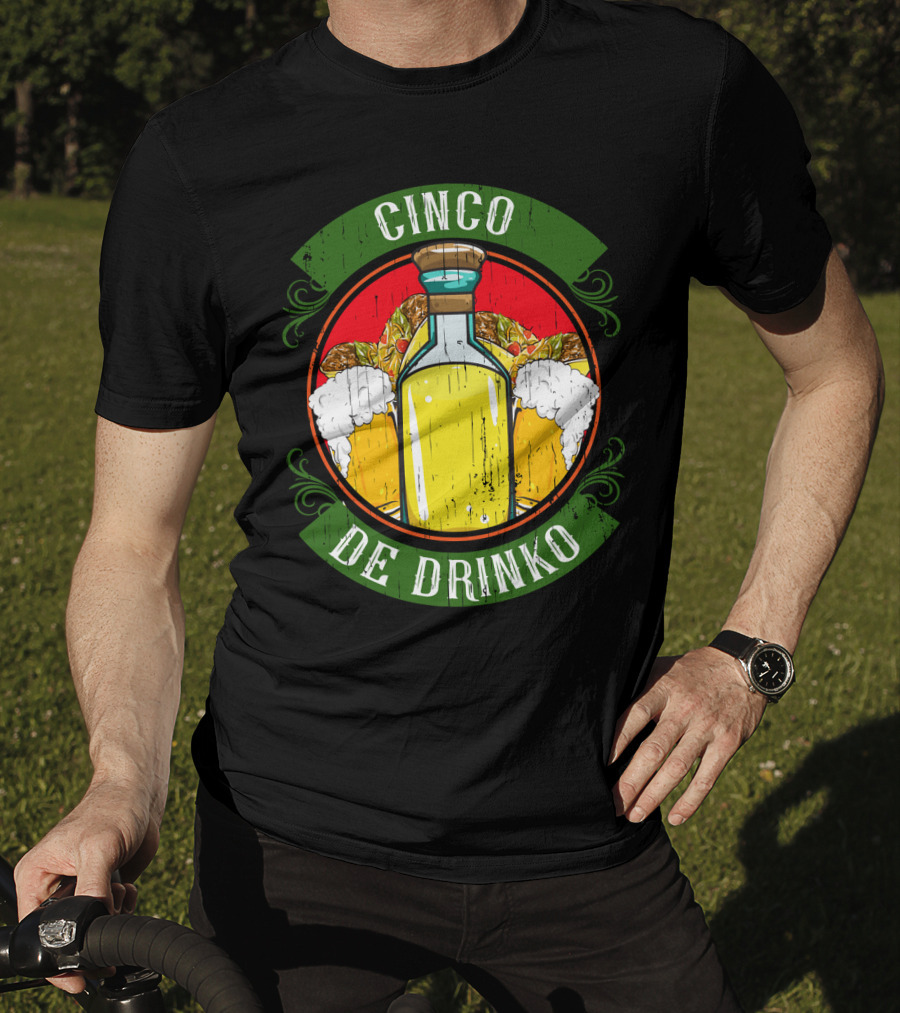 Cinco De Drinko Tequila And Beer T-Shirt