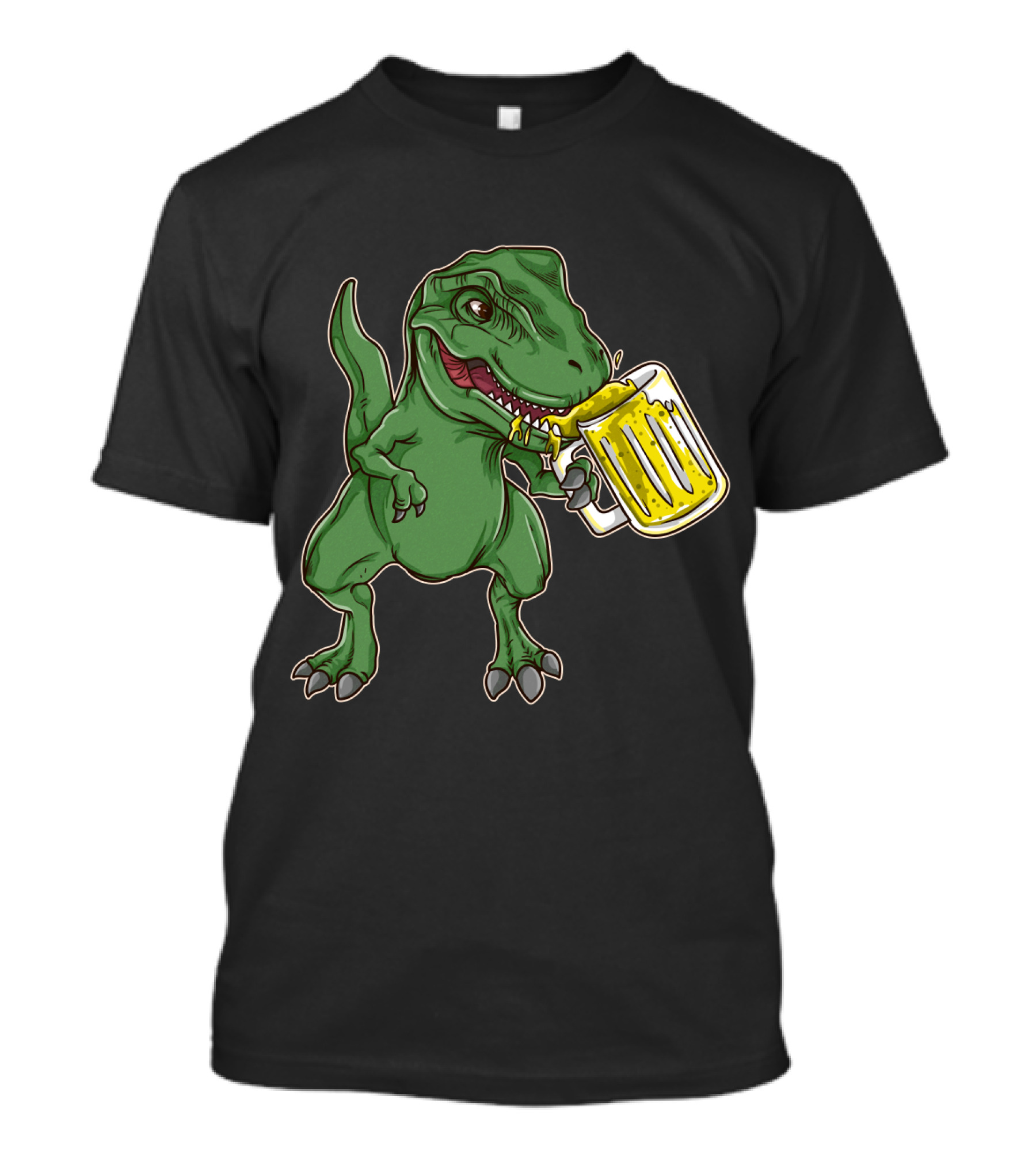 Dinosaur Prost Oktoberfest Drinking Team Let's Get Wrecked T-Shirt