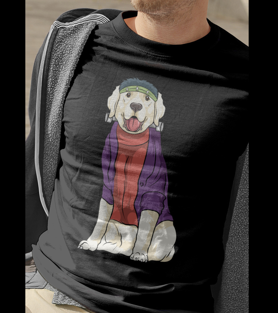 Golden Retriever Frankenstein Costume Halloween Dog T-Shirt