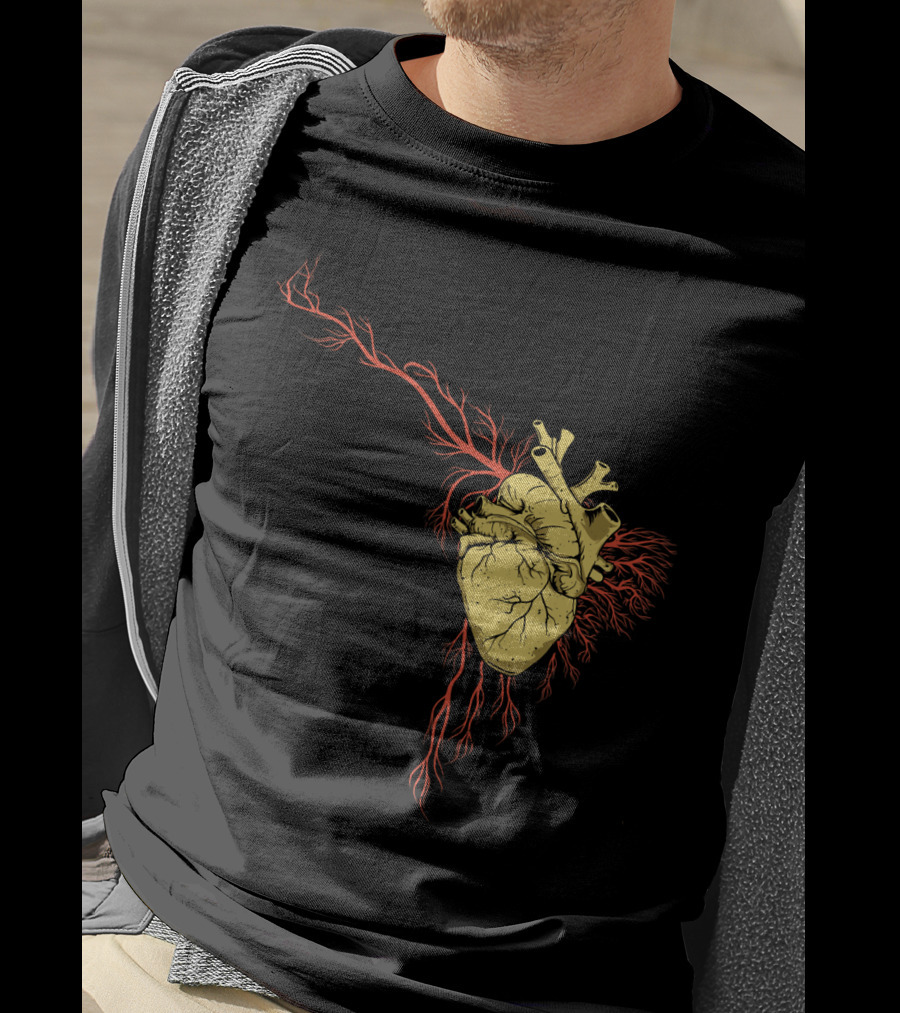 Heart Hispanic Heritage Month National Latino Culture Anatomical Heart T-Shirt