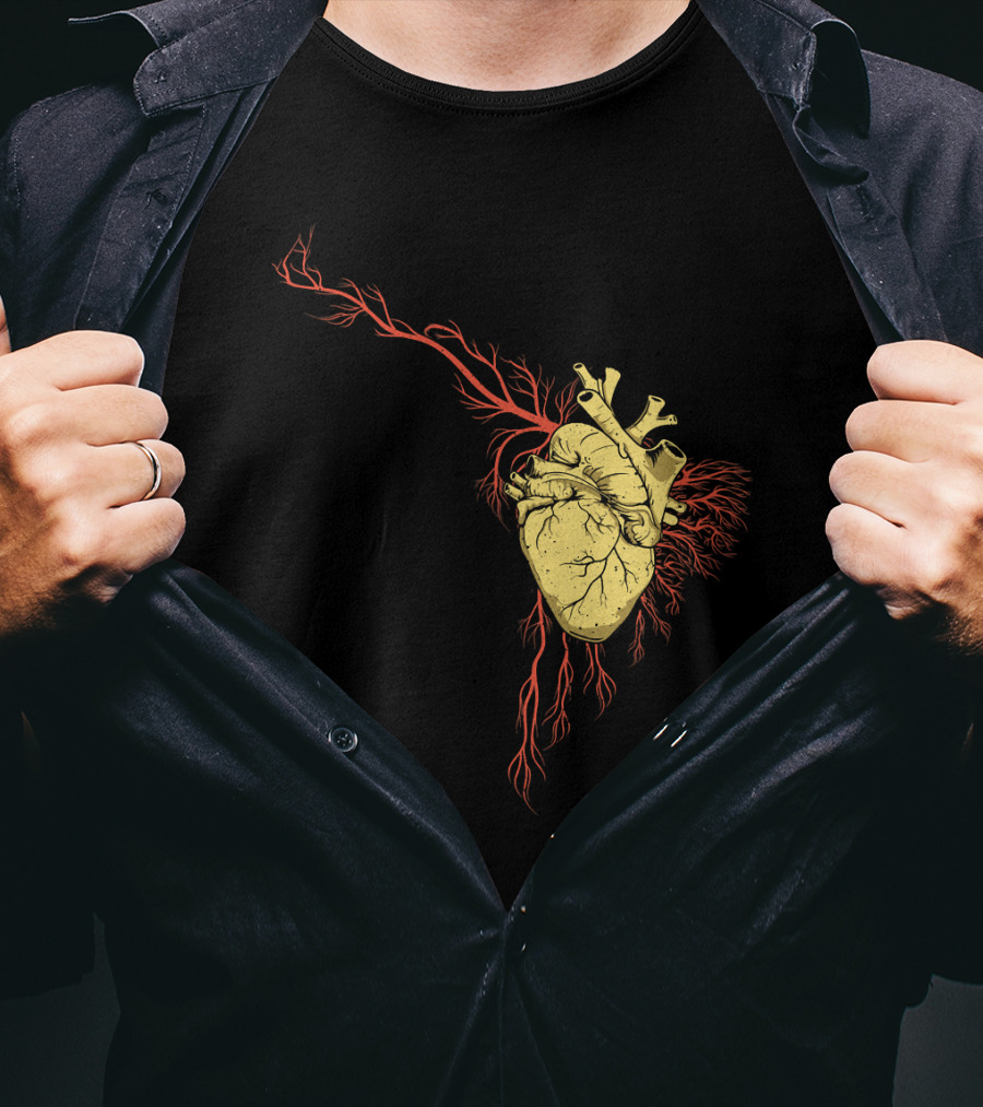 Heart Hispanic Heritage Month National Latino Culture Anatomical Heart T-Shirt