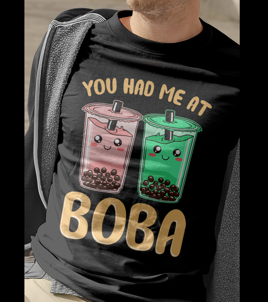 You Had Me At Kawaii Bubble Tea Boba T-Shirt