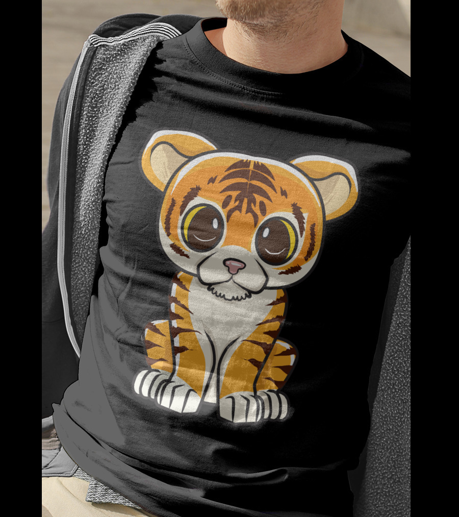 Kawaii Tiger International Tiger Day Cute Tiger T-Shirt