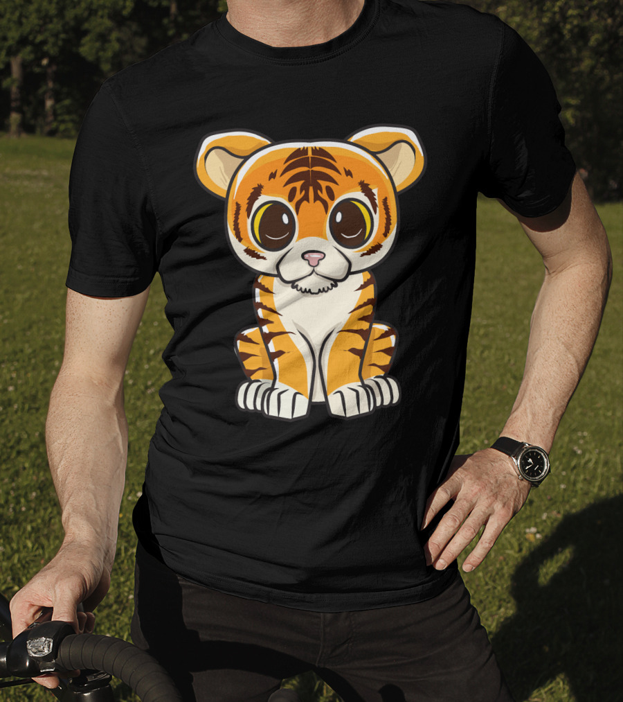 Kawaii Tiger International Tiger Day Cute Tiger T-Shirt