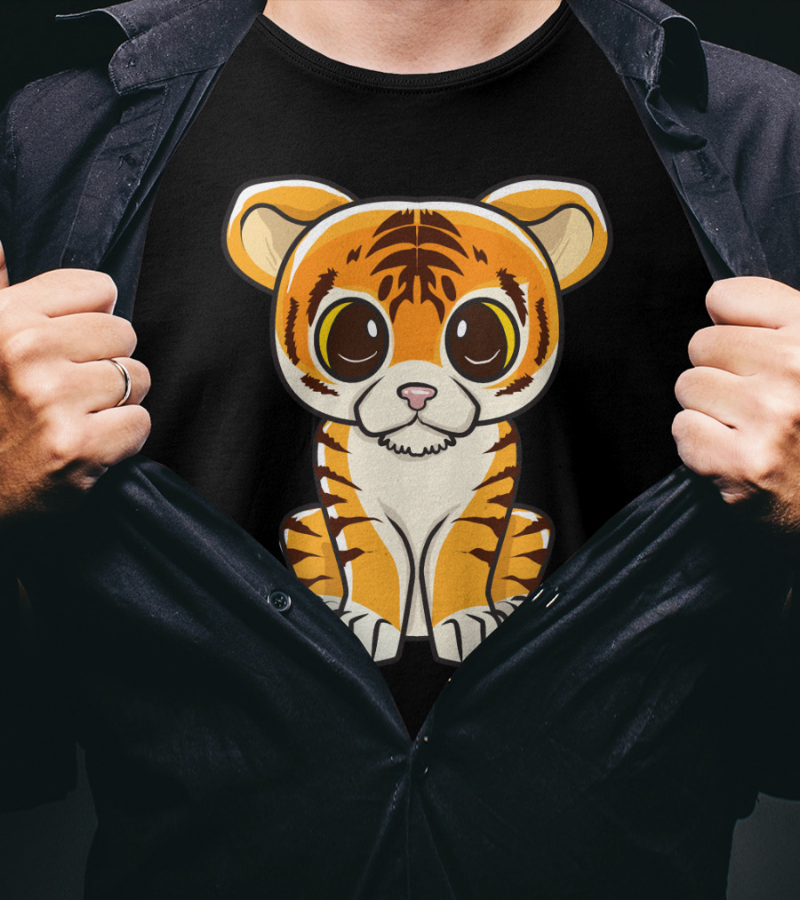 Kawaii Tiger International Tiger Day Cute Tiger T-Shirt
