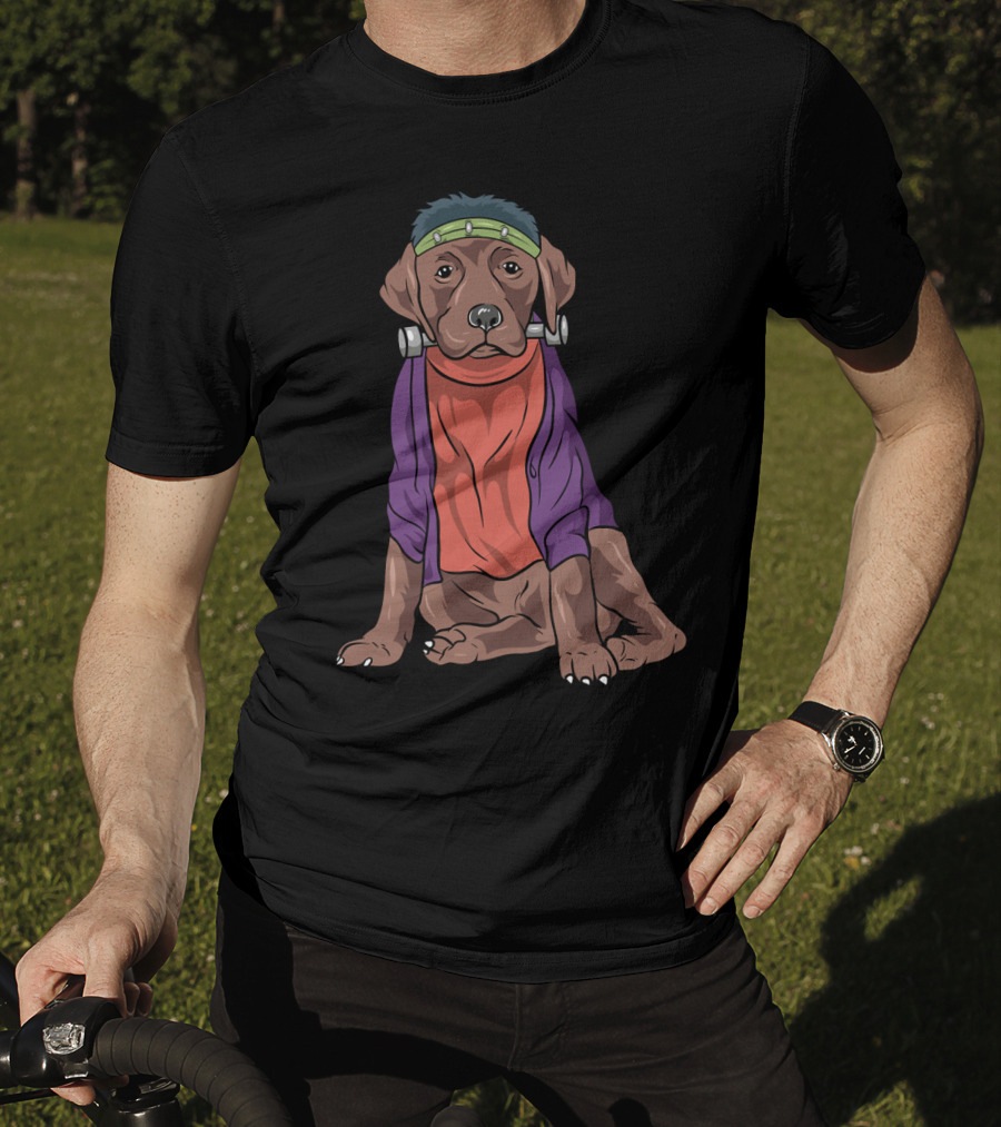 Funny Labrador Retriever Frankenstein Dog Costume T-Shirt