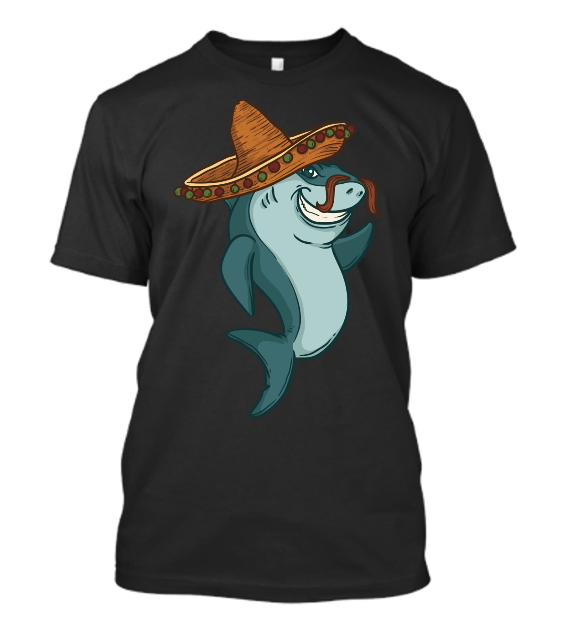 Mexican Shark Sombrero Jawsome Cinco De Mayo Lovers T-Shirt