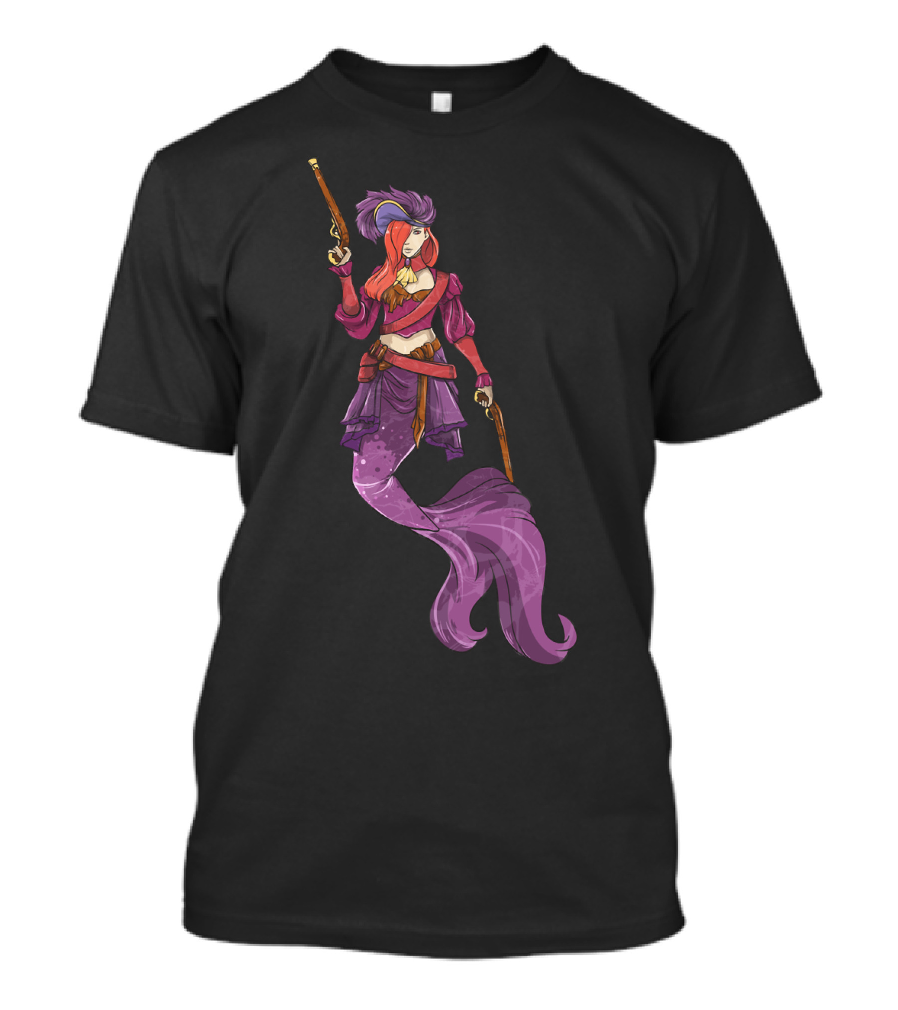Pirate Mermaid Magical Fantasy Adventure T-Shirt