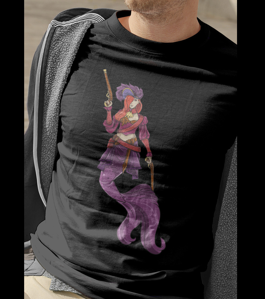 Pirate Mermaid Magical Fantasy Adventure T-Shirt