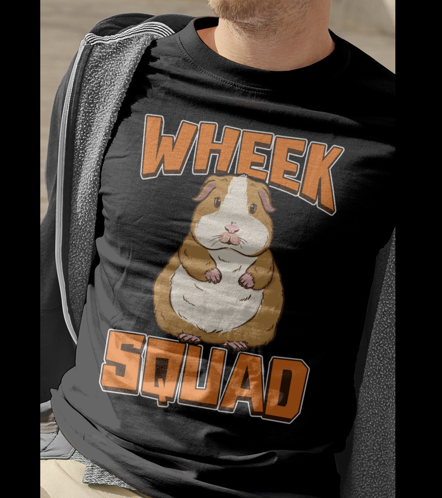 Wheek Squad Guinea Pig Furry Potato Pet Cavy T-Shirt