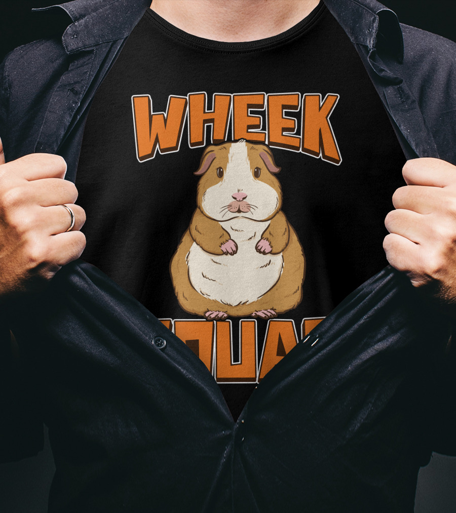 Wheek Squad Guinea Pig Furry Potato Pet Cavy T-Shirt