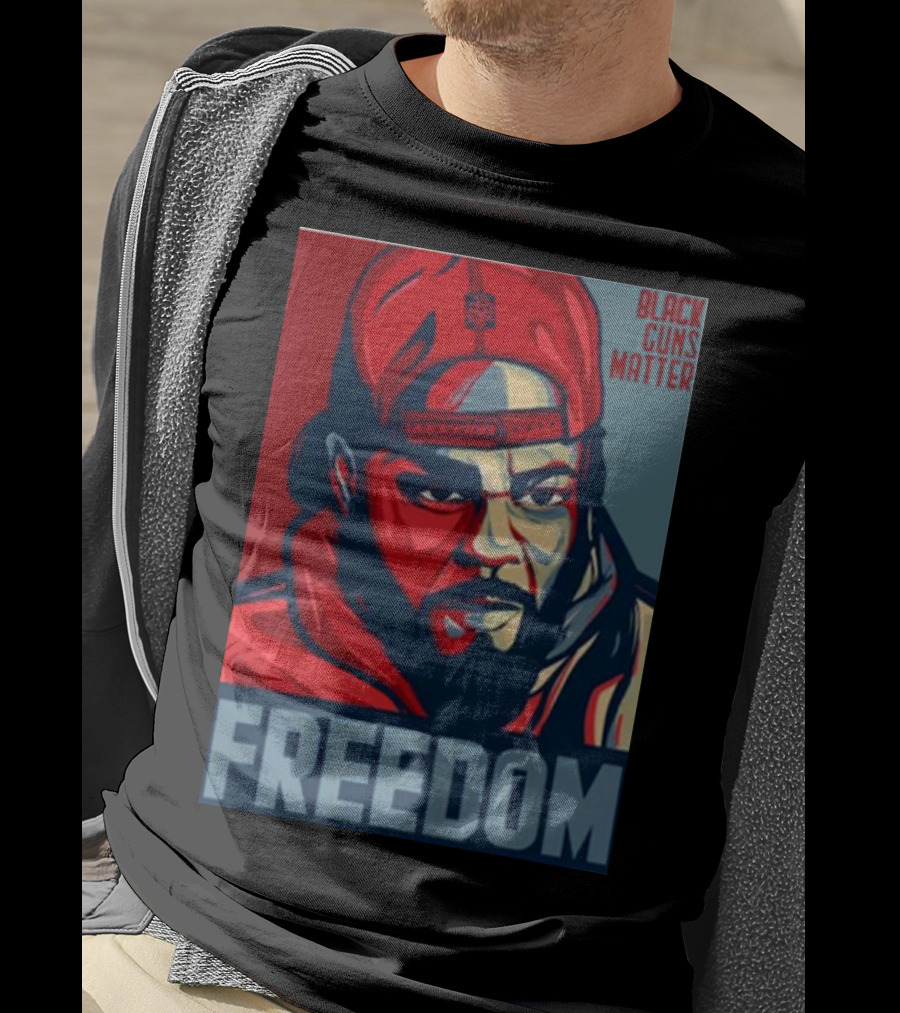 BGM Collectible Black Freedom Black Guns Matter T-Shirt