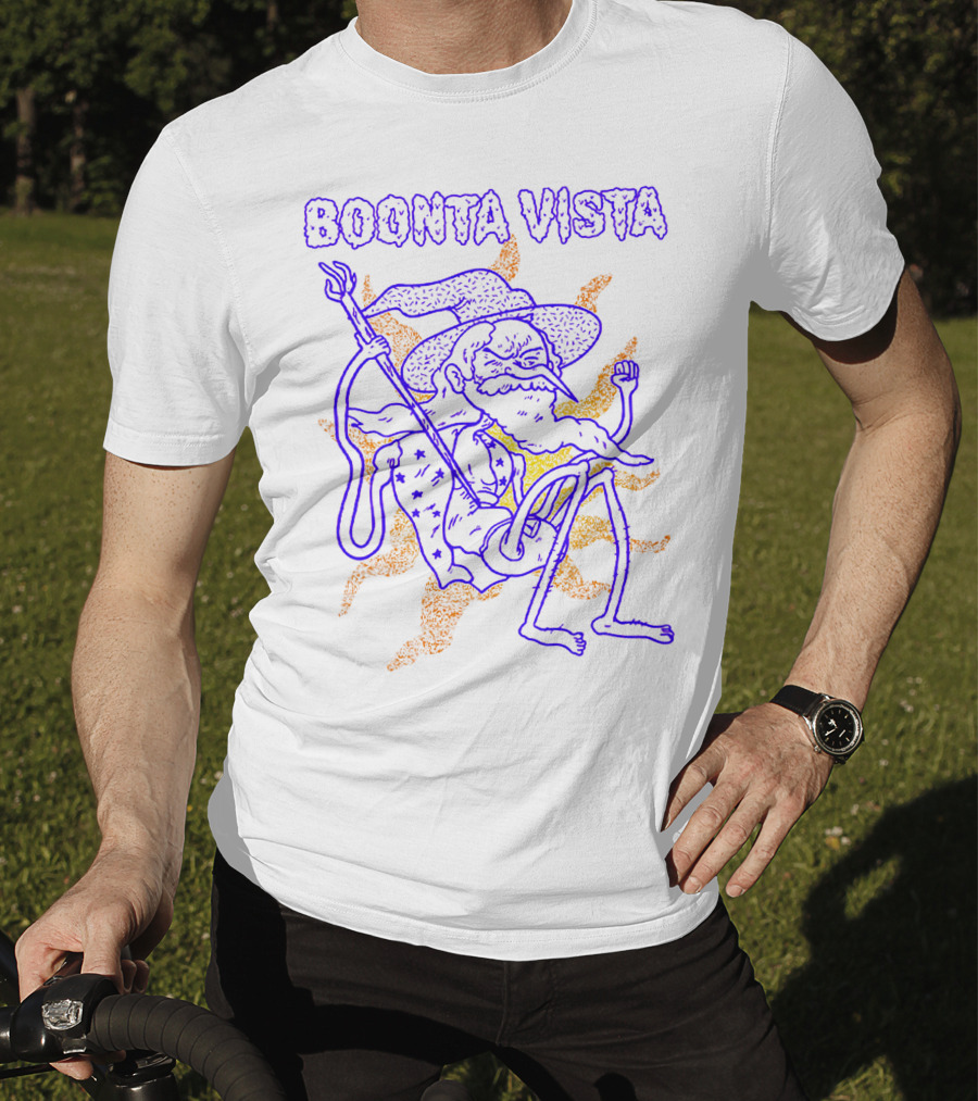 Boonta Vista Wizard With Staff And Hat T-Shirt