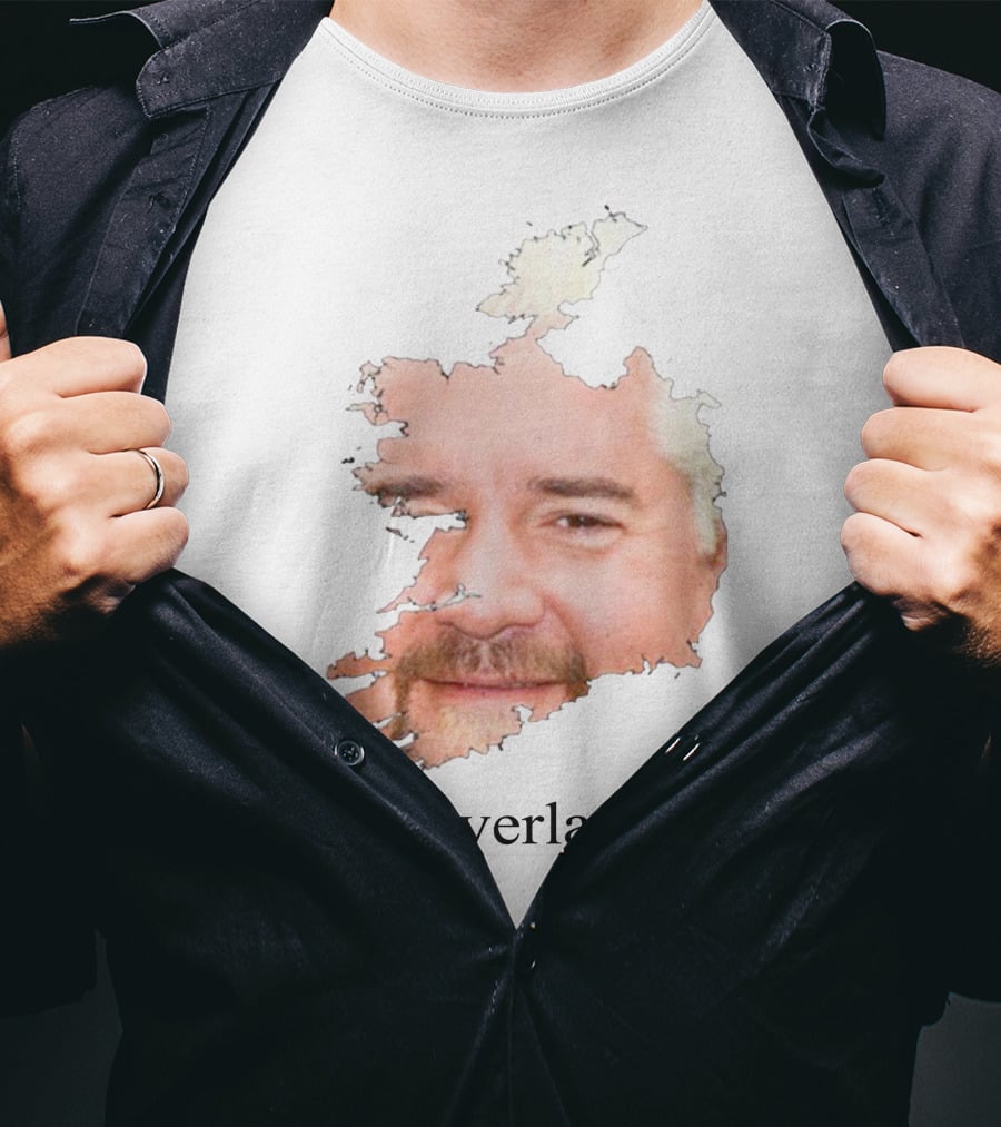 Flavortown Guyerland Mayor Guy Fieri Guyerland Face Map T-Shirt