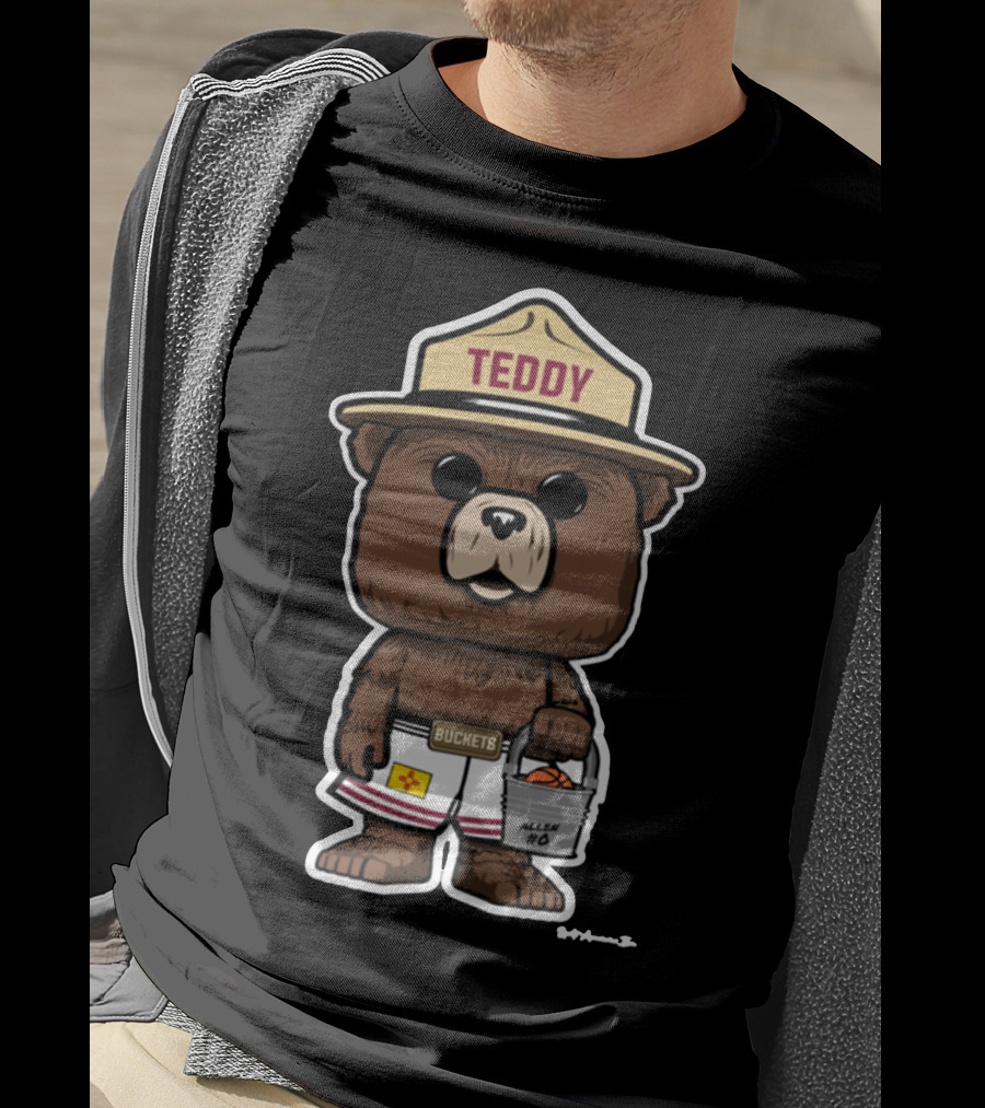 Teddy Buckets Allen #0 Satinytee Clothing Store T-Shirt