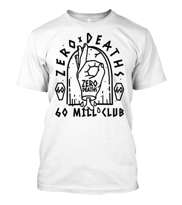Zero Deaths 60 Mill Club Pewdiepie T-Shirt