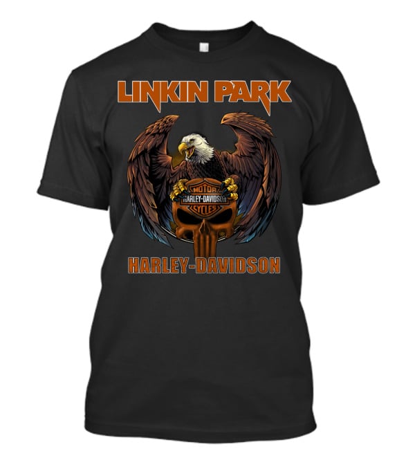 Linkin Park Harley Davidson Motorcycles Eagle T-Shirt