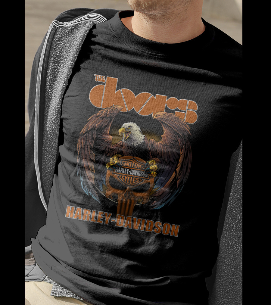 The Doors Harley Davidson Eagle Motorcycles T-Shirt