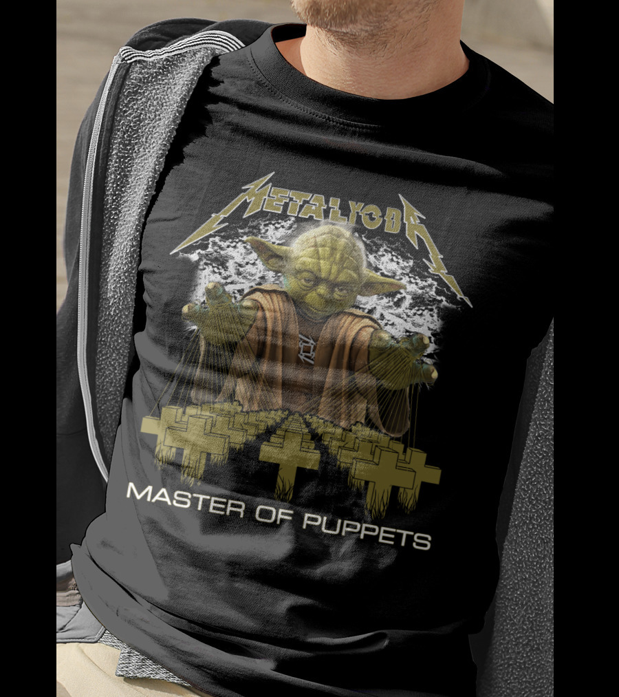 Metal Yoda Master Of Puppets T-Shirt