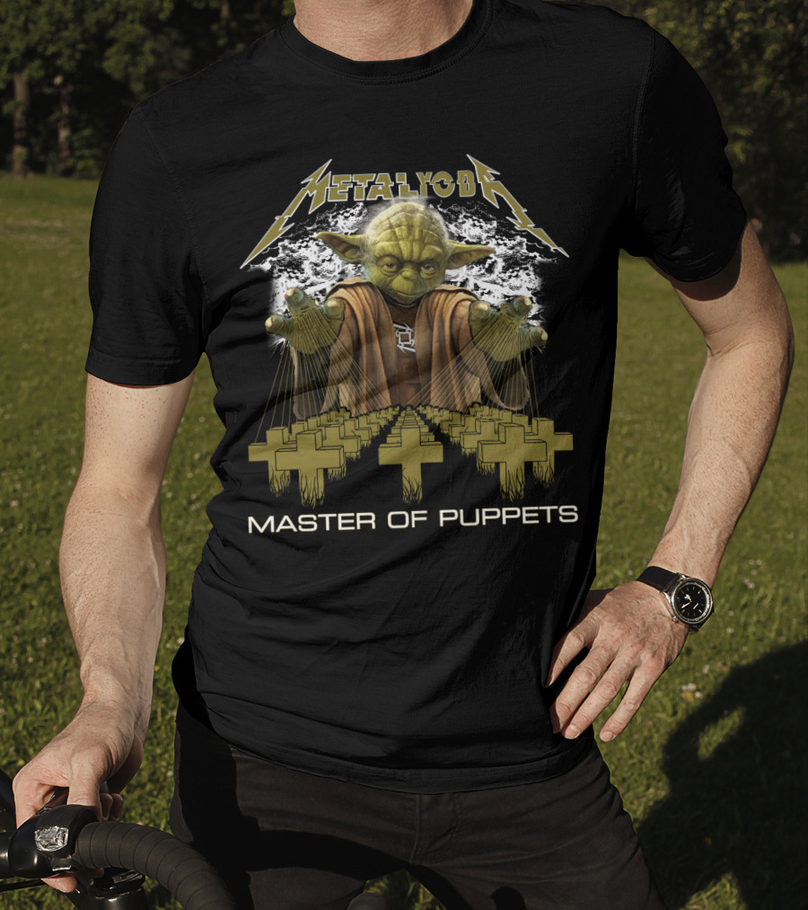 Metal Yoda Master Of Puppets T-Shirt